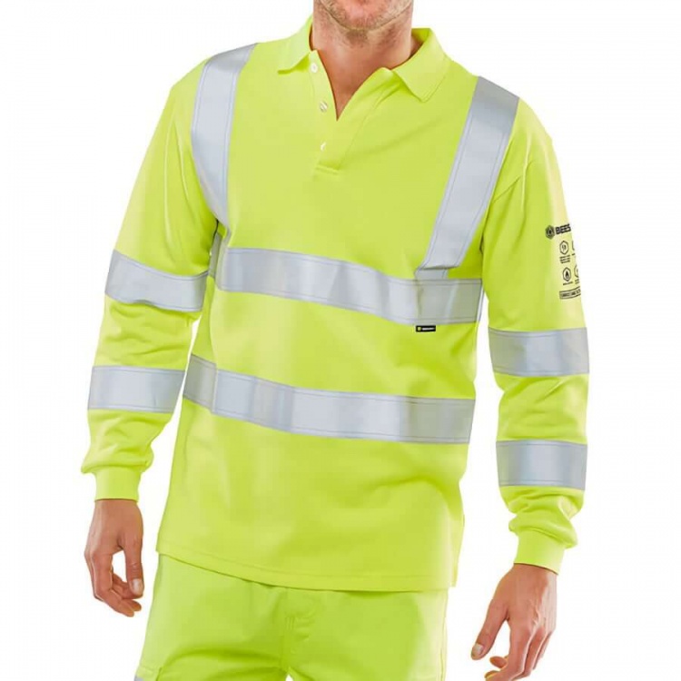 Click ARC Flash Hi Viz Polo Shirt